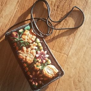 Shoulder length mini purse